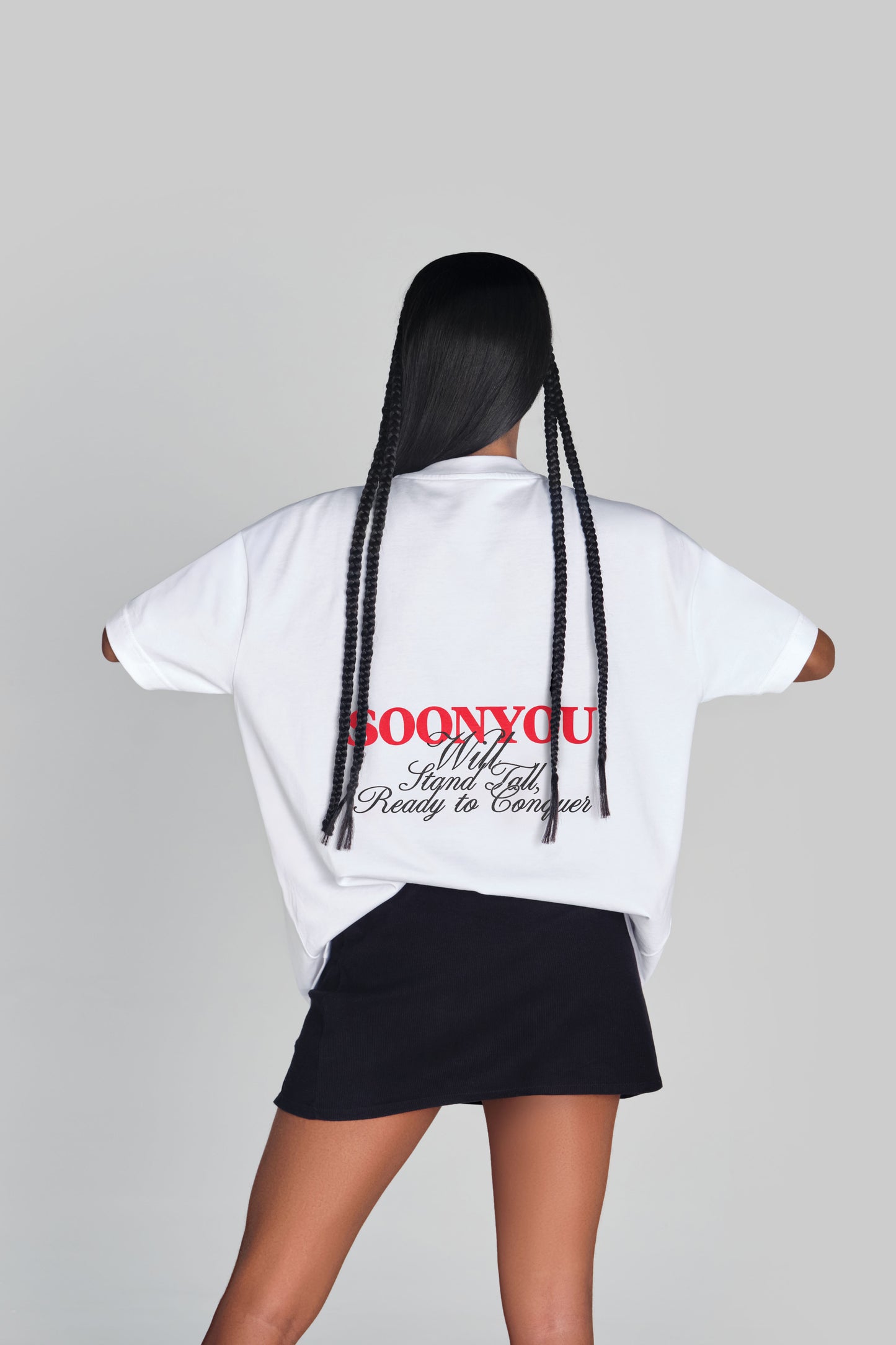 Tshirt Boxy Blanca SOON YOU