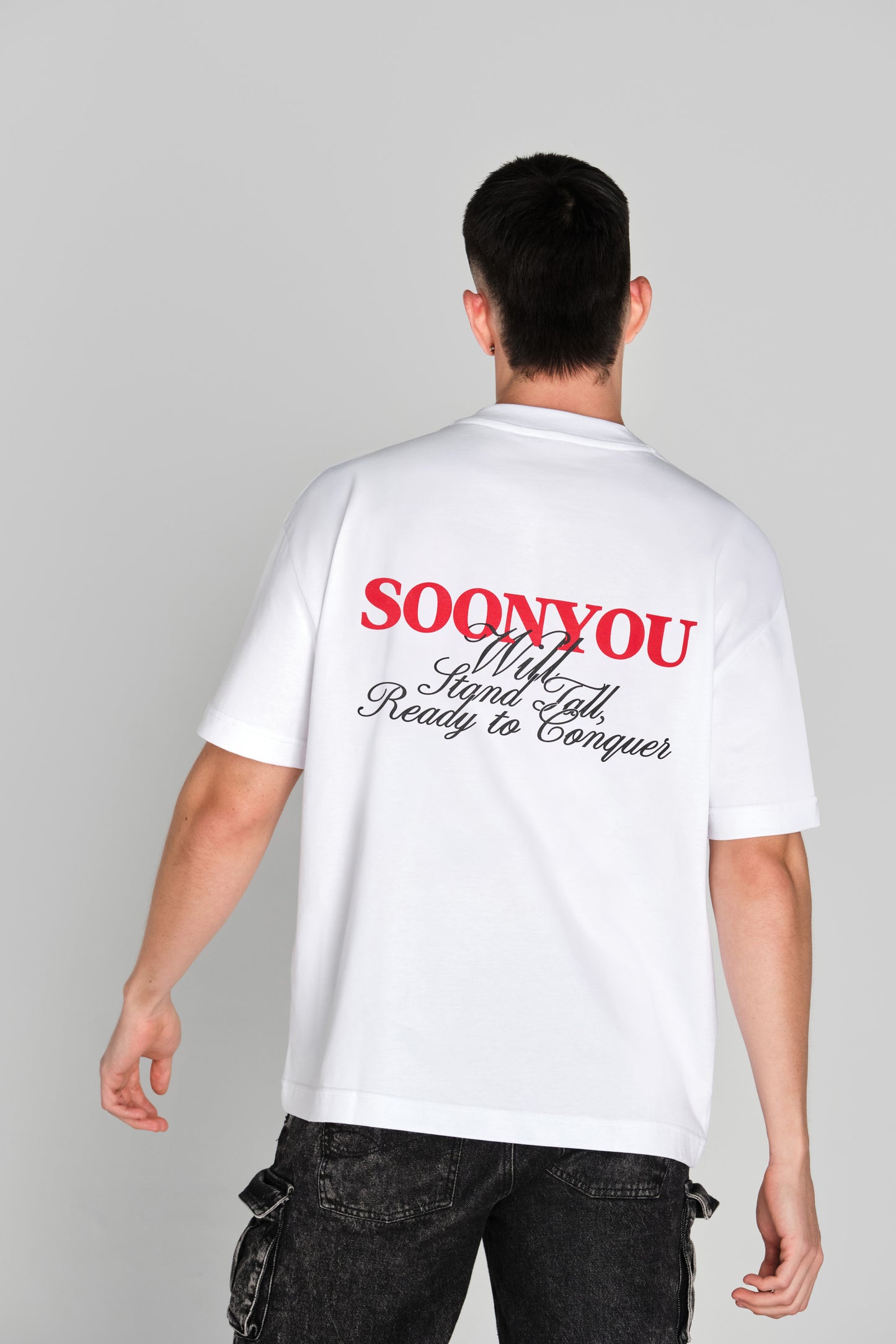 Tshirt Boxy Blanca SOON YOU