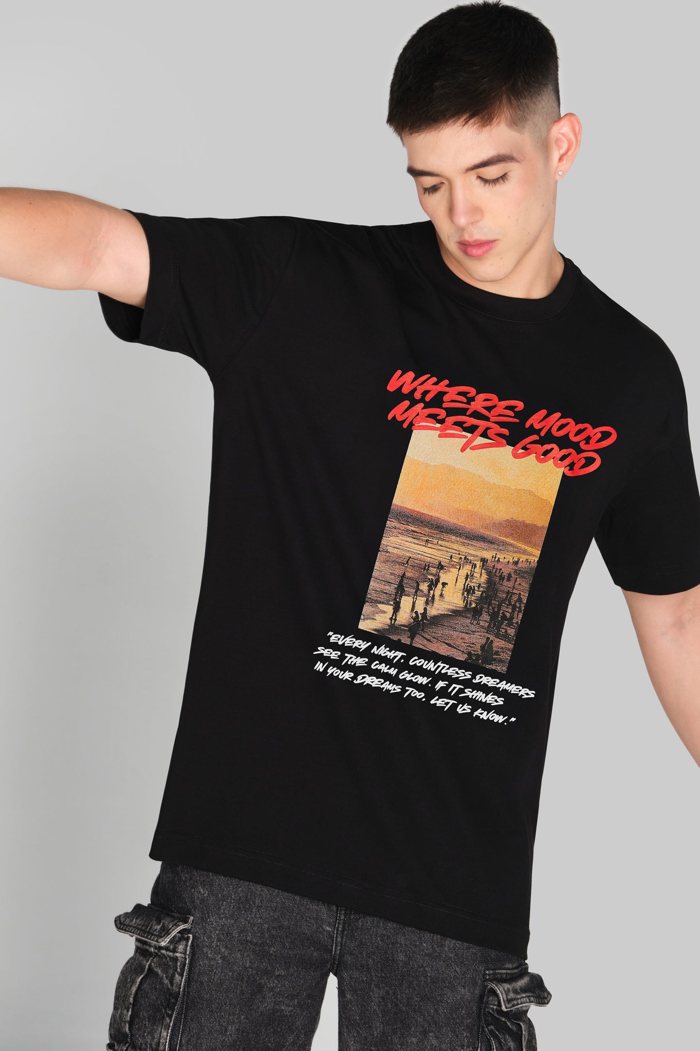 Where - Tshirt Black