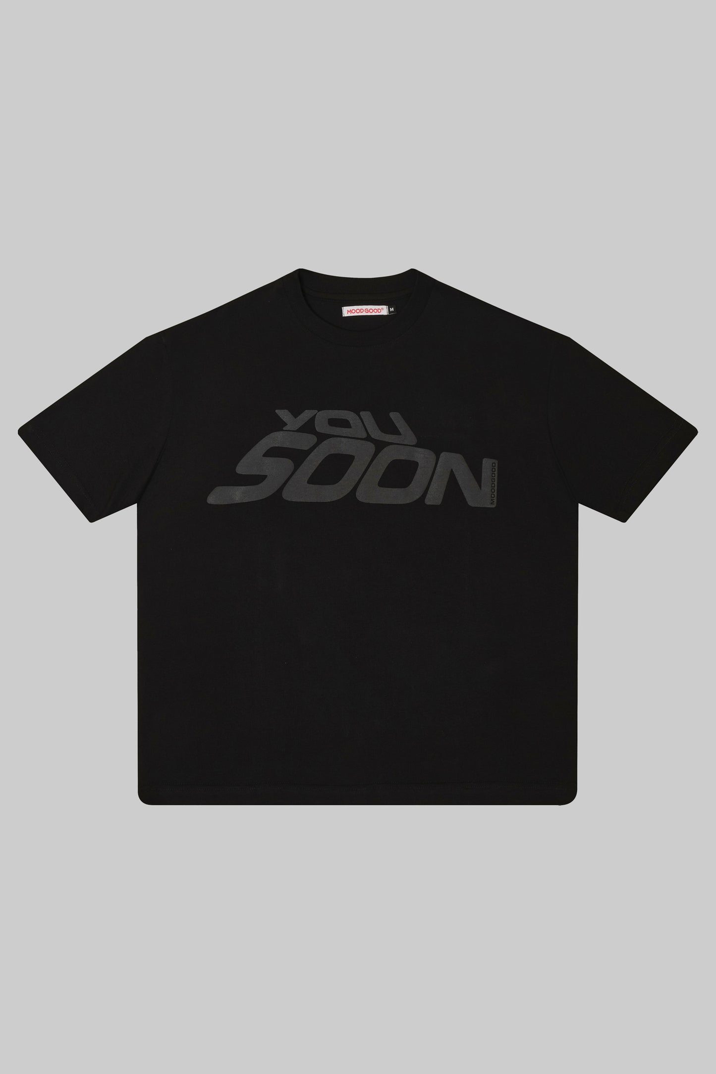 Tshirt Boxy Negra YOU SOON