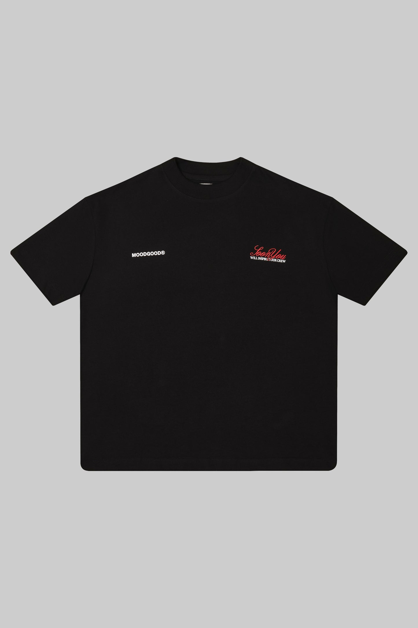 Tshirt Boxy Negra YOU SOON